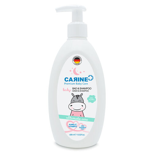 CARINE 2-in-1 Baby Shampoo & Body Wash 400ml - Gentle Cleanse