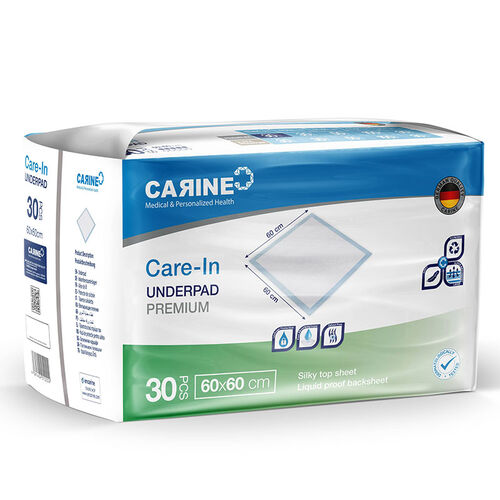 CARINE Premium 30-Count Changing Mat 60x60cm - 800ml