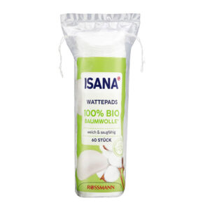 Isana Organic Cotton Discs - 60 Eco-Friendly Makeup Removers