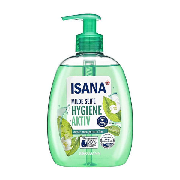 Isana Green Tea Liquid Soap 500ml - Gentle Hand Cleanser