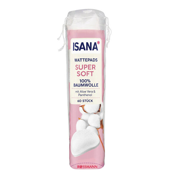 Isana Super Soft Aloe Vera Cotton Discs with B5 - 60 pcs