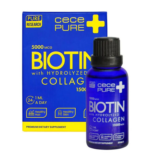 Cecepure Biotin + Liquid Collagen 30ml - Healthy Skin & Hair