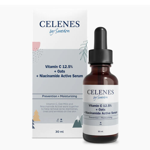 Celenes C Vitamin 25 + Oat Milk Niacinamide Serum 30ml