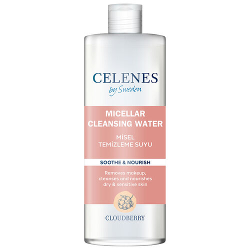 Celenes Cloudberry Micellar Cleansing Water 250ml - Gentle Cleanse