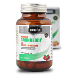 nondo-advanced-cranberry-inulin-d-mannose-30-capsules-supports-urinary-health-and-digestive-function