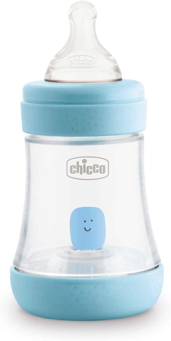 Chicco Intui-Flow 0m+ Baby Bottle 150ml - Blue