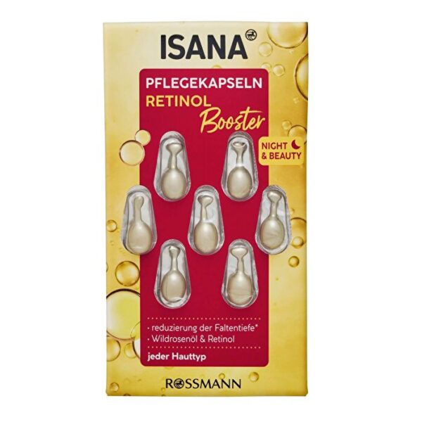 Isana Retinol Booster Night Serum Capsules - 7x0.38ml