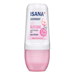 Isana Roll-On Flower Deodorant 50ml - 24hr Freshness & Safe Formula