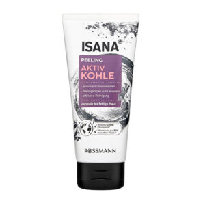 Isana Activated Charcoal Peeling 100ml - Deep Clean & Exfoliate