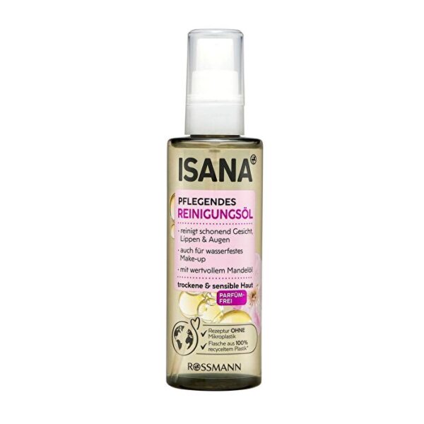 Isana Facial Cleansing Oil for Dry & Sensitive Skin 100ml