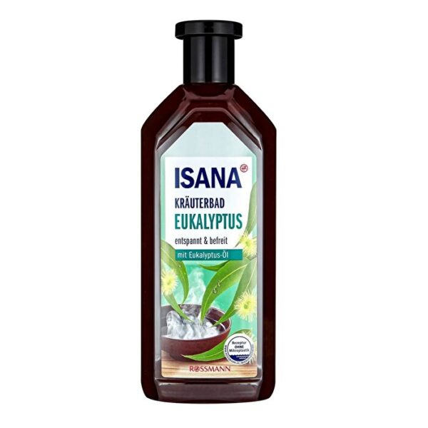 Isana Eucalyptus Herb Bath Gel 500ml - Refreshing Shower Cleanser