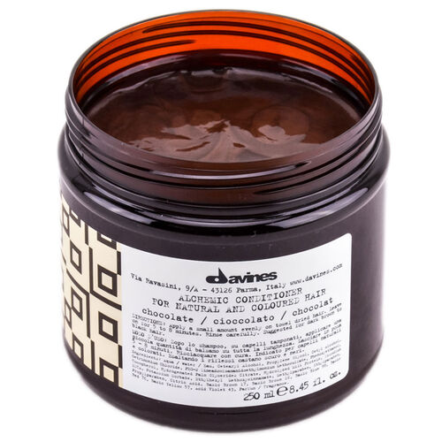 Davines Alchemic Chocolate Conditioner 250ml for Dark Hair