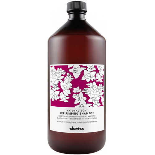 Davines Replumping Shampoo 1L - Hydrating & Volumizing Cleanser