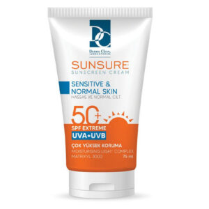 ديرمو كلين واقي شمس SPF50+ للبشرة الحساسة 75 مل – حماية فعالة من الشمس