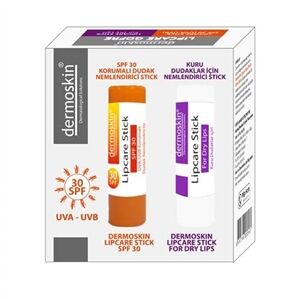 Dermoskin SPF 30 Lipcare Stick Set - Moisturizing Protection