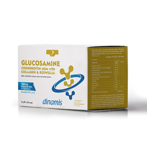 Dinamis Glucosamine Chondroitin MSM Supplement 30 Sachets