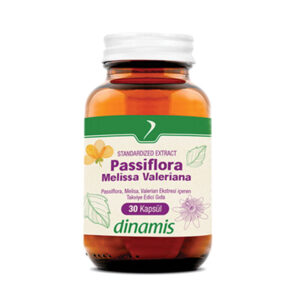 مكمل ديناميس للاسترخاء: خلاصة زهرة العاطفة و valeriana، 30 كبسولة