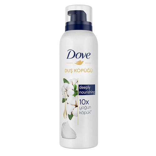 Dove Deeply Nourishing Shower Foam 200 ml - Hydrating Cleanser