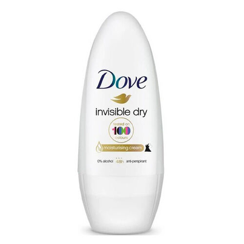 Dove Invisible Dry Roll-On Deodorant 50ml - All-Day Protection