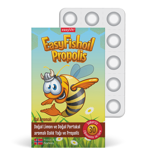 Easy Fish Oil Propolis Chewable Gel - Honey Flavor