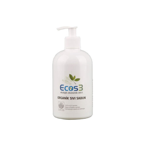 Ecos3 Magnolia Scented Organic Liquid Soap 500ml - Eco-Friendly