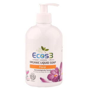 Ecos3 Organic Floral Liquid Soap 500ml - Eco-Friendly Cleanser