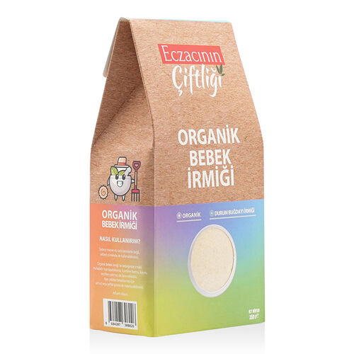 Pharmacist's Farm Organic Baby Semolina - 350g Nutrient-Rich