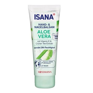 Isana Aloe Vera Hand & Nail Cream 100ml - Nourishing Care