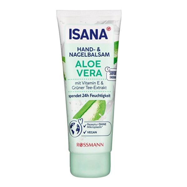 Isana Aloe Vera Hand & Nail Cream 100ml - Nourishing Care