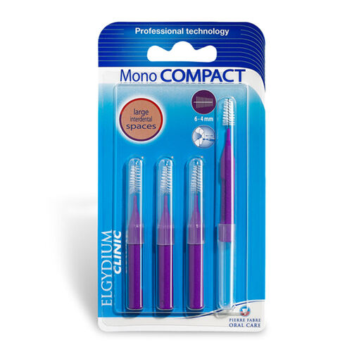 Elgydium Clinic Purple Interdental Brush - Compact & Effective