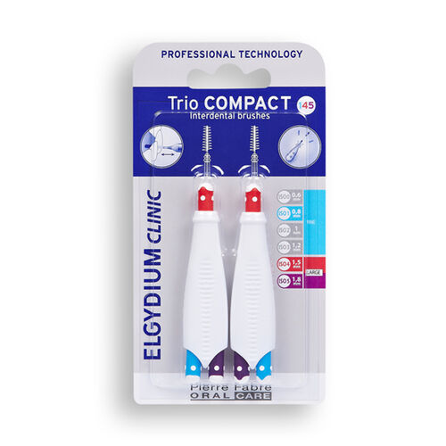 Elgydium Triocompact Large Interdental Brush - Wide Mix