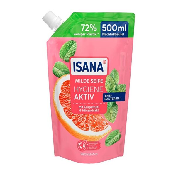 Isana Grapefruit Liquid Soap 500ml - Gentle Clean & Soft Skin
