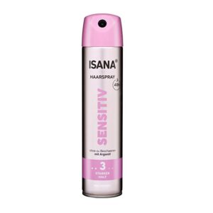 Isana Sensitive Hair Spray with Argan Oil - 250ml Styling Spray