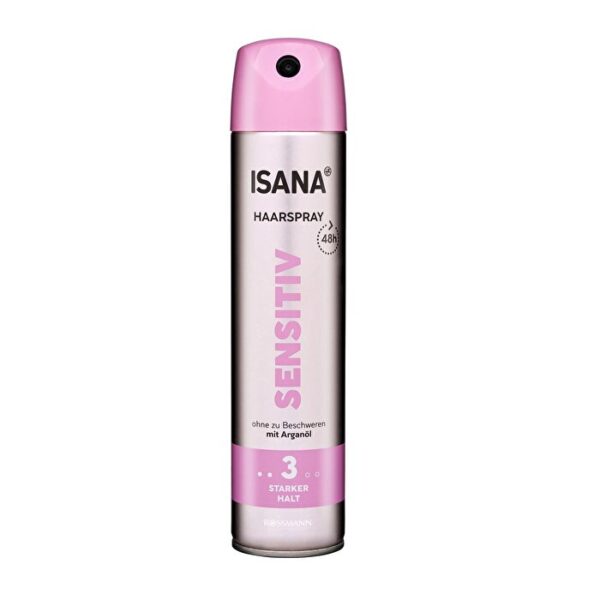 Isana Sensitive Hair Spray with Argan Oil - 250ml Styling Spray