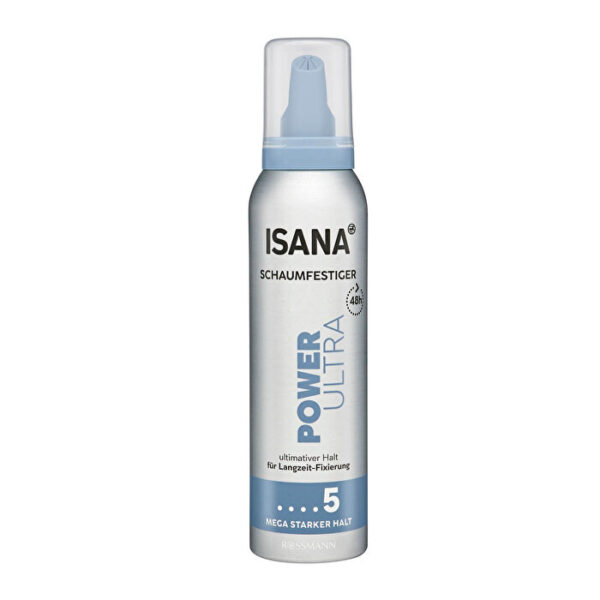 Isana Power Ultra Hair Mousse 150ml - 48HR Hold & UV Protection