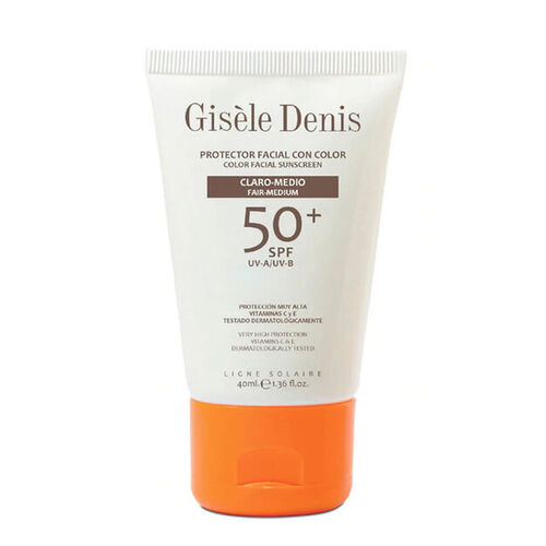 كريم واقي الشمس الملون من جيزيل دينيس SPF 50 - 40 مل حماية شاملة