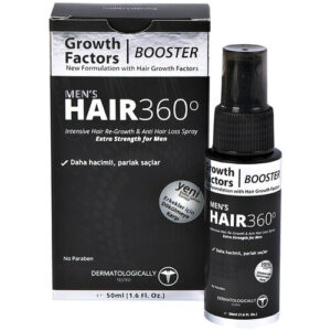 Hair 360 Booster Men's Hair Spray 50ml - Strong Hold & Volume