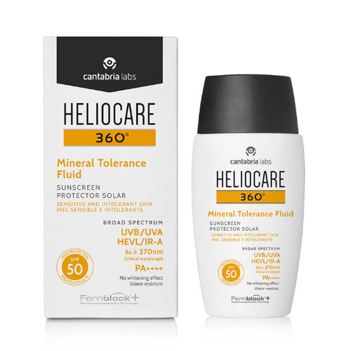 هليوكير 360 سائل معدني SPF50 للبشرة الحساسة - حماية مثالية من الشمس