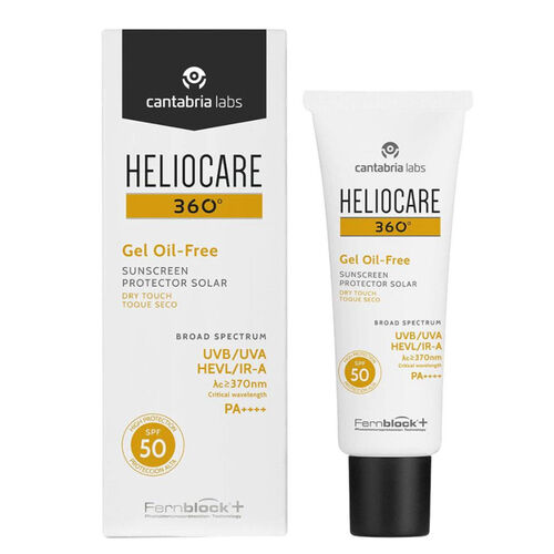 جيل واقي شمس هليوكير 360 خالي من الزيوت SPF 50 - 50 مل