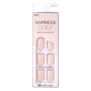 أظافر imPress الملونة القصيرة اللاصقة - 83740 لتعزيز جمال يديك