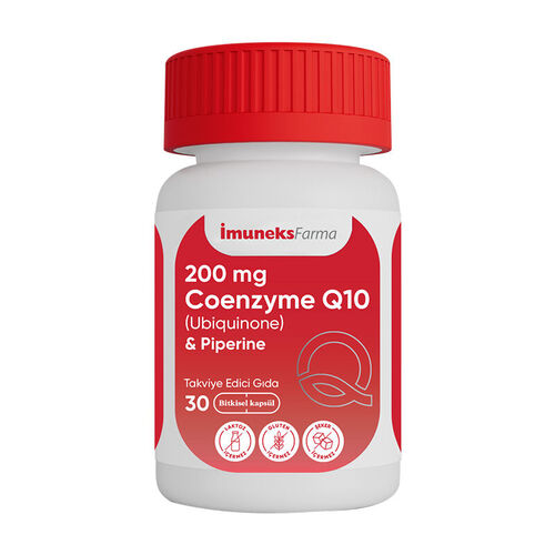 Imuneks Farma Coenzyme Q10 200 mg - 30 Capsules Supplement