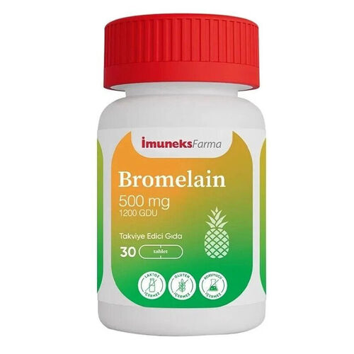 Imuneks Farma Bromelain 500mg | 30 Tablets Dietary Supplement