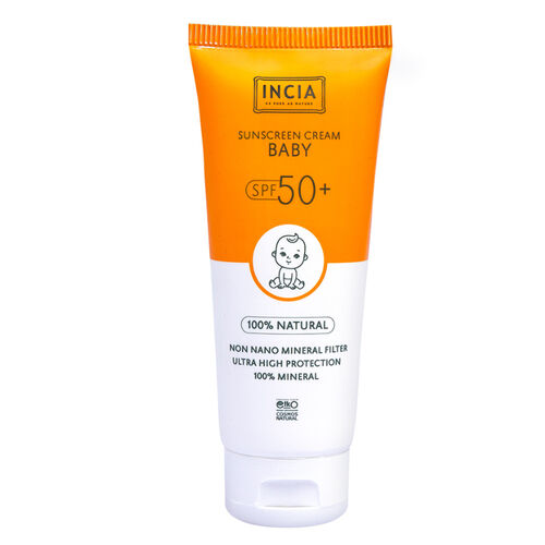 INCIA Natural Baby Sunscreen SPF 50 - Gentle & Safe 50ml