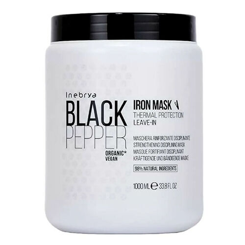 Inebrya Black Pepper Strength Mask 1000ml - Thermal Protection