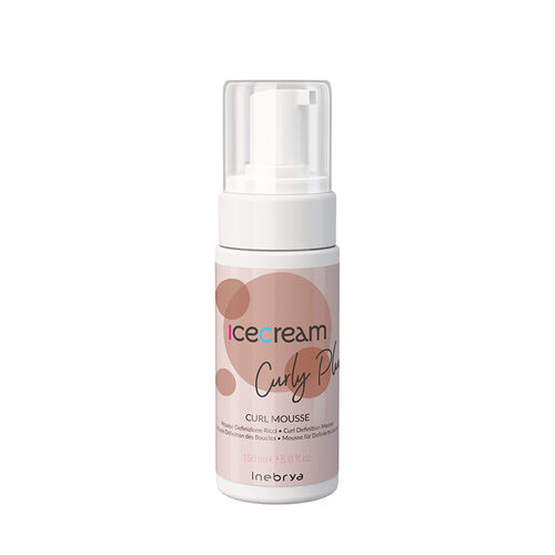 Inebrya Ice Cream Curl Plus Mousse 150ml - Defining Texture