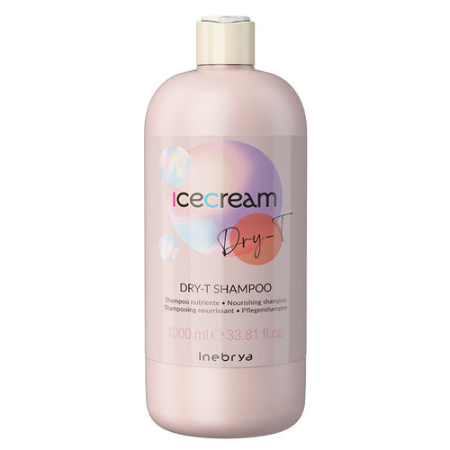 Inebrya Ice Cream Dry-T Nourishing Shampoo 1000ml - Hydrating Care