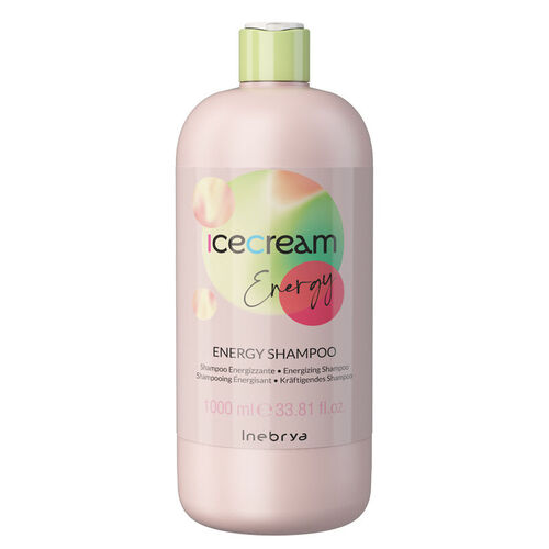 Inebrya Ice Cream Energizing Shampoo for Fine Hair 1000ml