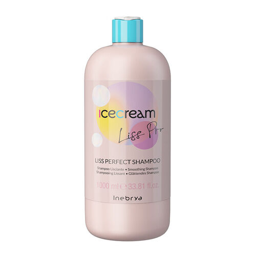 Inebrya Ice Cream Liss Pro Smoothing Shampoo 1000ml - Frizz Control