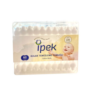 Silk Baby Ear Cleaning Cotton Buds - 60 Soft Swabs