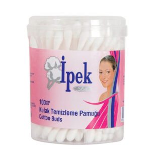 Silk Ear Cleaning Cotton Swabs - 100 Pcs